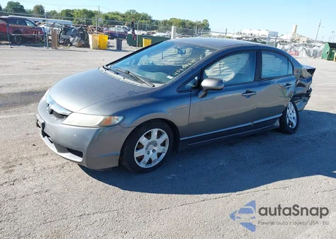 2010 Honda Civic Lx из США, поврежденный, VIN 19XFA1F50AE067285